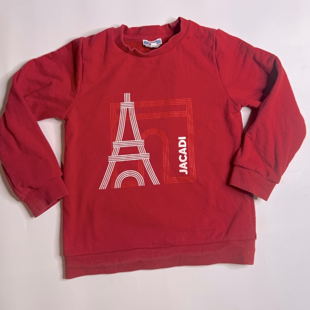 Jacadi Red Eiffel Tower Sweatshirt